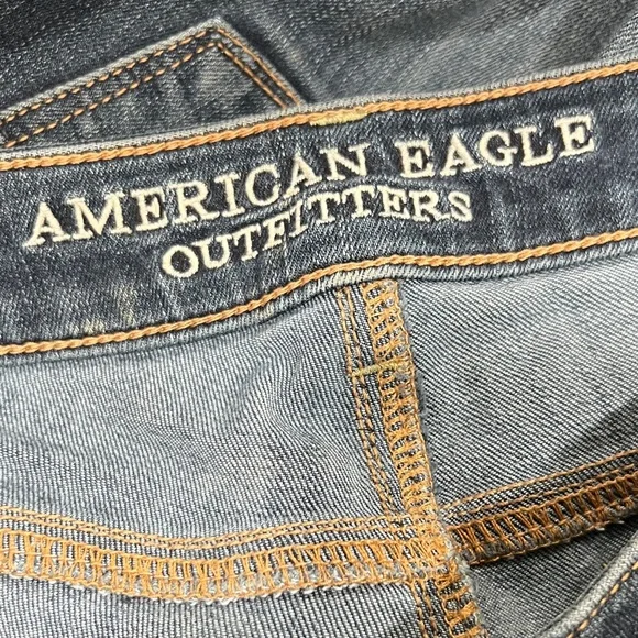 American Eagle Outfitters Women's Dark Indigo Skinny Jeans - Picture 5 of 6